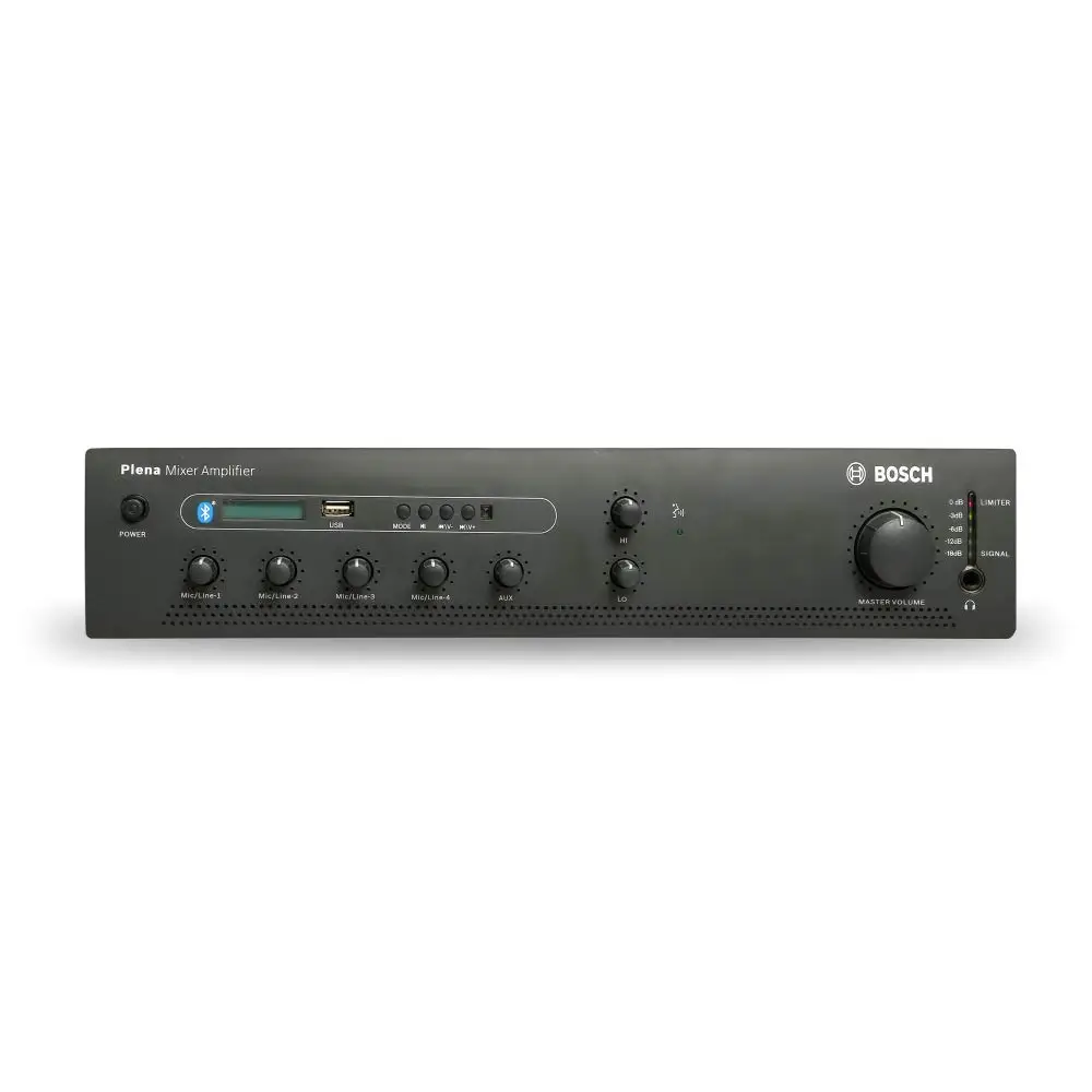Bosch PA Plena PLE-1ME060-3IN 60 W Stage Mixer Amplifier With USB | Bluetooth view 2